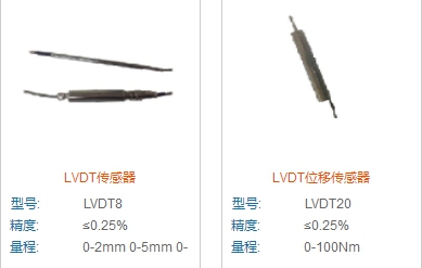 新款LVDT位移传感器的优点介绍