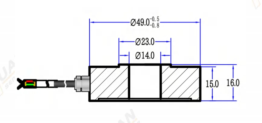 HW49-14环形力卡钳夹紧力传感器